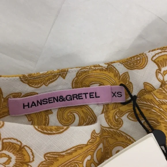 NWT Hansen & Gretel Montana Dress In Spice paisley